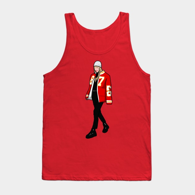 Red swift Tank Top by Rsclstar